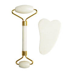 Jade Roller Heart-shaped Scraping Board Facial Facial Beauty Device