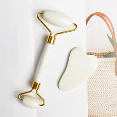 Jade Roller Heart-shaped Scraping Board Facial Facial Beauty Device