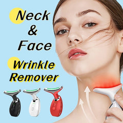 Neck Face Beauty Device Colorful LED Photon Therapy Skin Tighten Reduce