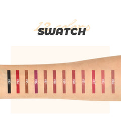 Outline 12-color Lipstick Matte Lip Liner Suit