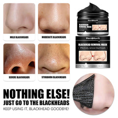 Bamboo Blackhead Removal Face Mask Oil-Control Charcoal Black Peel Off Face Mask