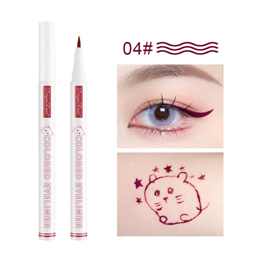 Color Waterproof Eyeliner Liquid Pen Sweat-proof, Non-dizzy And Waterproof