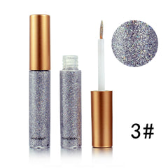 HANDAIYAN Brand 1 Pcs Glitter Liquid Eyeliner Pen 10 Colors Metallic Shine Eye Shadow & Liner Combination Pencil Eyes Makeup