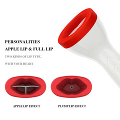 Electric silicone rechargeable lip beauty device