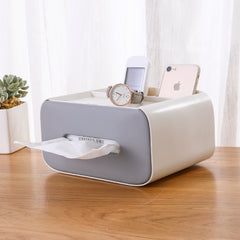 Multifunctional Desktop Tissue Storage Box Cosmetic Makeup Organizer