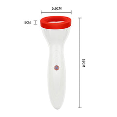 Electric silicone rechargeable lip beauty device