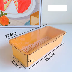 Simple Makeup Brush Storage Box With Lid Dustproof