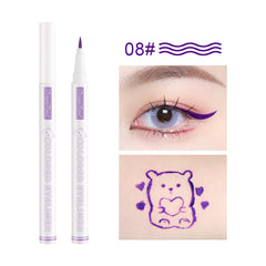 Color Waterproof Eyeliner Liquid Pen Sweat-proof, Non-dizzy And Waterproof