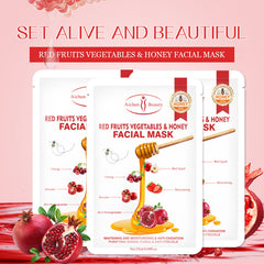 Honey Fruit Facial Mask Moisturizing And Hydrating Face