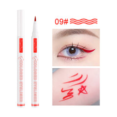 Color Waterproof Eyeliner Liquid Pen Sweat-proof, Non-dizzy And Waterproof