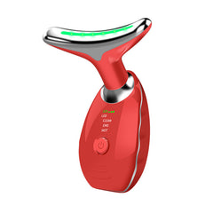 Neck Face Beauty Device Colorful LED Photon Therapy Skin Tighten Reduce