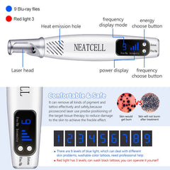 Picosecond Laser Pen Light Therapy Dark Spot Remover Machine