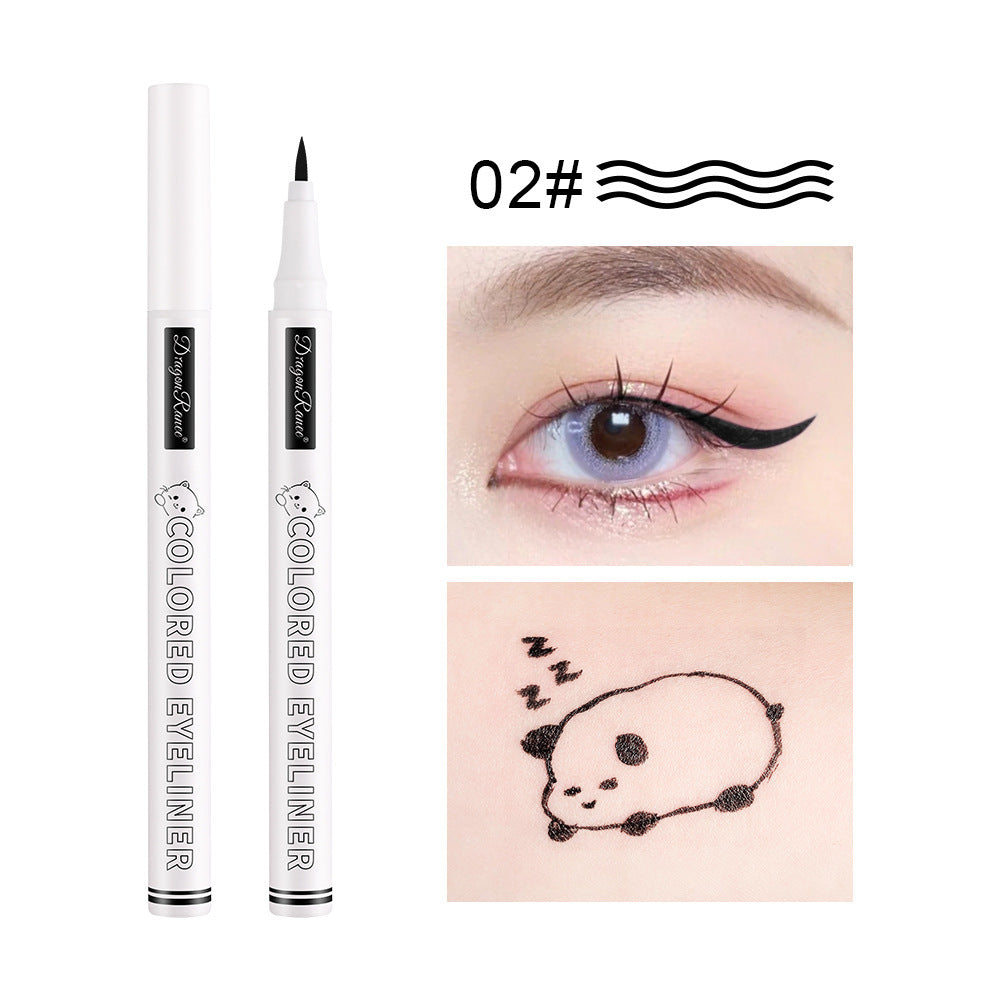 Color Waterproof Eyeliner Liquid Pen Sweat-proof, Non-dizzy And Waterproof