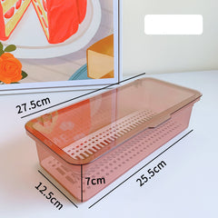 Simple Makeup Brush Storage Box With Lid Dustproof