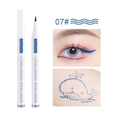 Color Waterproof Eyeliner Liquid Pen Sweat-proof, Non-dizzy And Waterproof