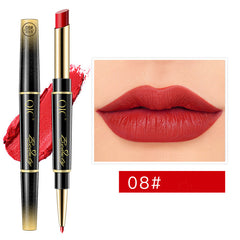 Double-ended Lipstick Pen Lip Liner Waterproof Non-stick Cup