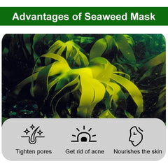 Natural Algae Seed Seaweed Mask for Whitening Peeling Mask