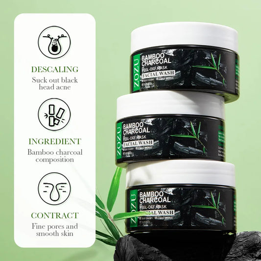 Bamboo Charcoal Peel-Off Mask Blackheads Remover Deep Cleansing Mask