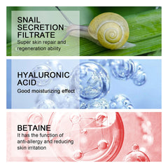 Snail Essence Cream 100g Day Night Moisturizer Snail Mucin Extract Gentle Facial Lotion