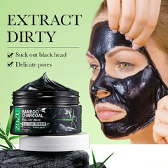 Bamboo Charcoal Peel-Off Mask Blackheads Remover Deep Cleansing Mask