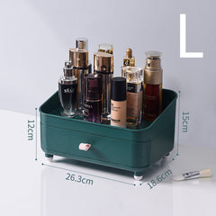 Transparent Makeup Vanity Box Portable Drawer Separation Storage Box