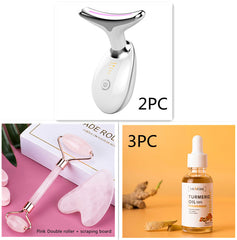 Thermal Neck Lifting And Tighten Massager Electric Face Beauty Device