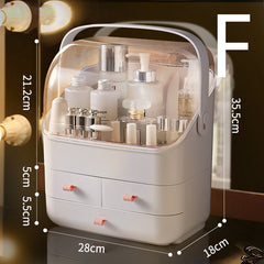 Transparent Makeup Vanity Box Portable Drawer Separation Storage Box