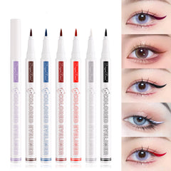 Color Waterproof Eyeliner Liquid Pen Sweat-proof, Non-dizzy And Waterproof